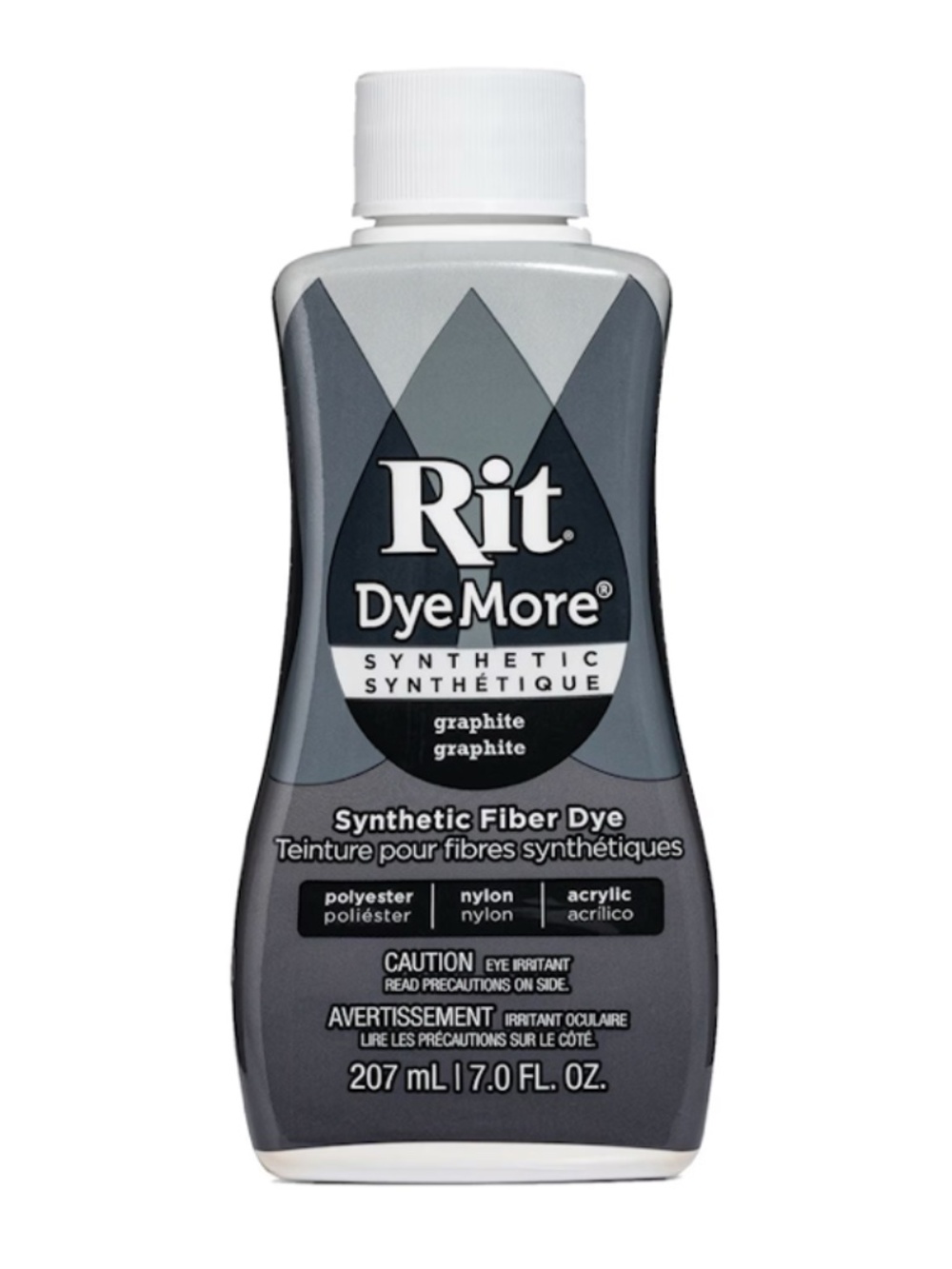 Rit DyeMore Synthetic Fabric Dye Graphite 207mL